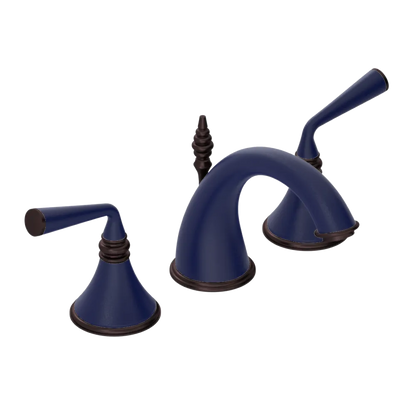 Rubinet Widespread Lav. Set. (less drain) Midnight Blue