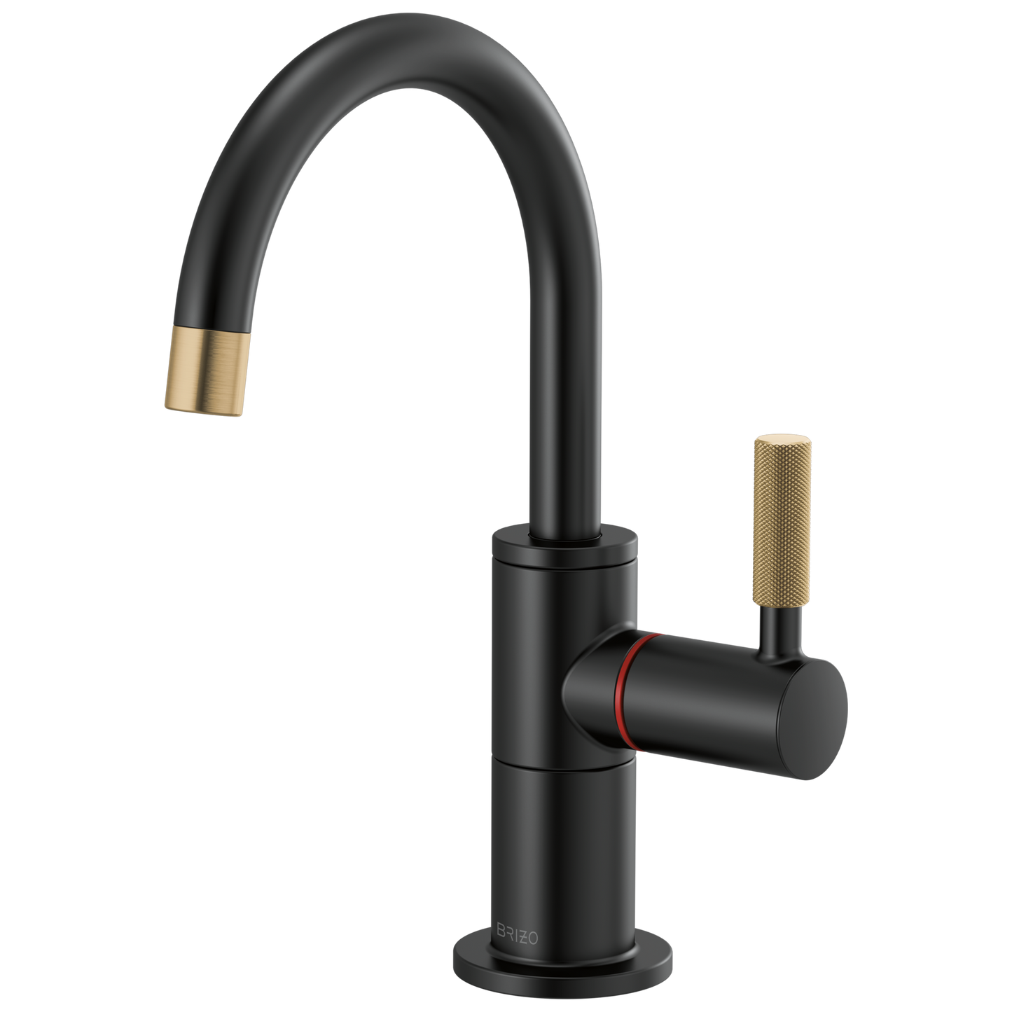 Brizo Instant Hot Faucet With Arc Spout And Knurled Handle