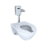 TOTO Commercial Ultra-High Efficiency Toilet, 1.0/1.28/1.6 GPF, Elongated Bowl - CEFIONTECT (Reclaimed Water Option)