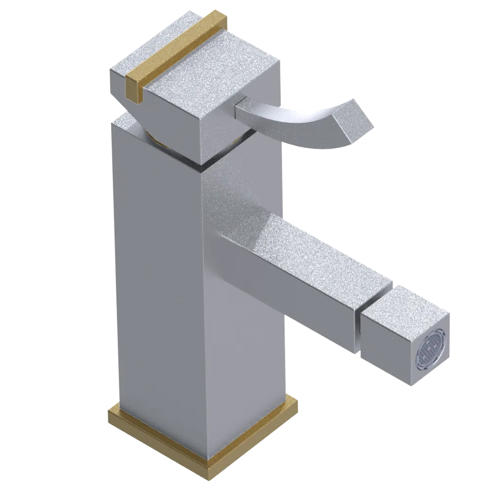 Rubinet Single Control Bidet Fitting (less drain) Satin Chrome