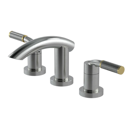 Rubinet Widespread Lav. Set. (less drain) Satin Nickel