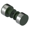 Rubinet Shower Door Knob (set) Green Envy