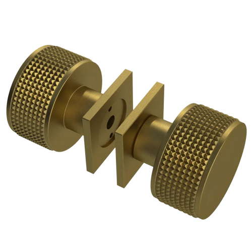 Rubinet Shower Door Knob (set) Antique Brass Matt