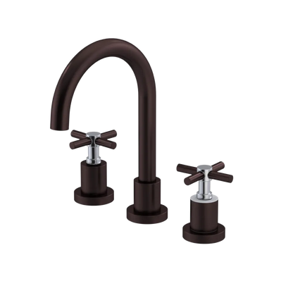 Rubinet Widespread Lav. Set. (less drain) Oil Rubbed Bronze