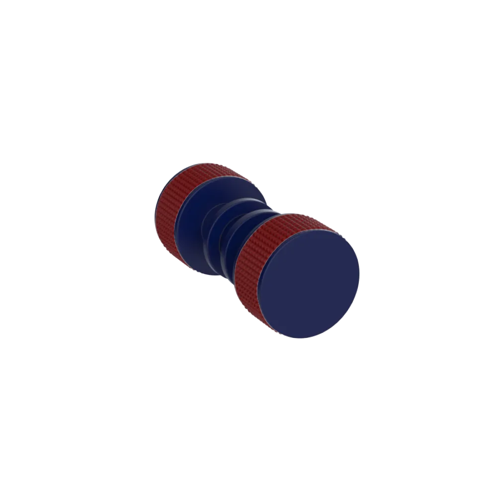 Rubinet Shower Door Knob (set) Midnight Blue