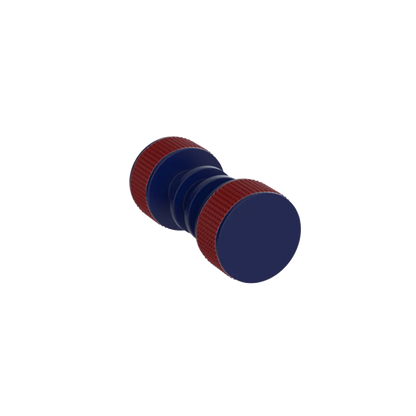 Rubinet Shower Door Knob (set) Midnight Blue