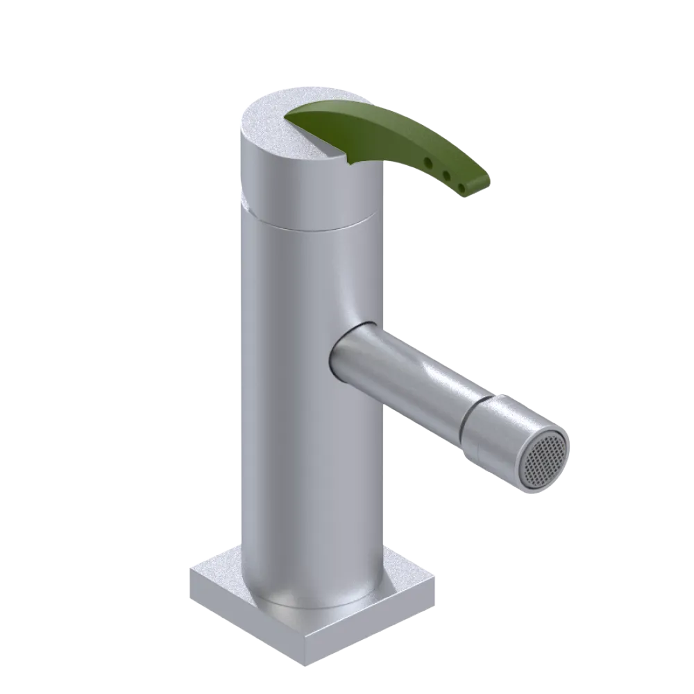 Rubinet Single Control Bidet Fitting (less drain) Satin Chrome