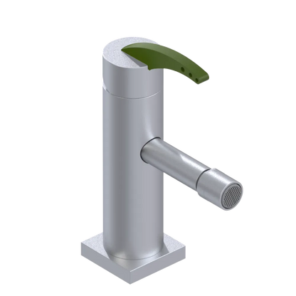 Rubinet Single Control Bidet Fitting (less drain) Satin Chrome