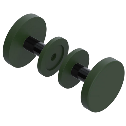 Rubinet Shower Door Knob (set) Green Envy