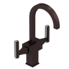 Rubinet Single Hole Dual Handle Lav. Set. (less drain) Oil Rubbed Bronze