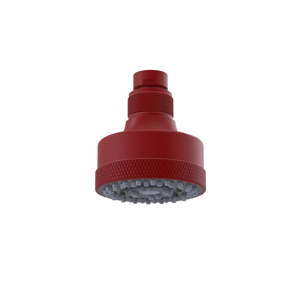 Rubinet 3 FUNCTION SHOWER HEAD Maroon