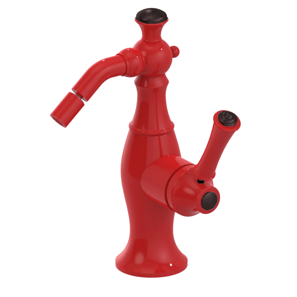 Rubinet Single Control Bidet Fitting (less drain) Red