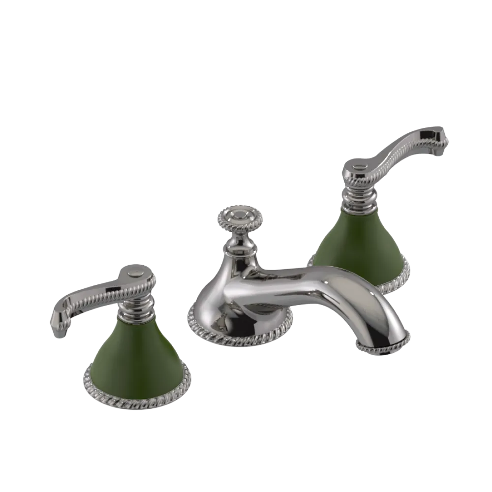 Rubinet Widespread Lav. Set. (less drain) Polished Nickel