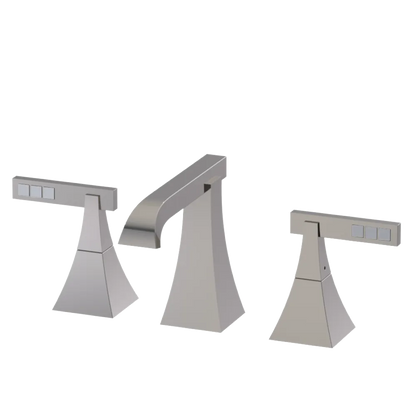 Rubinet Widespread Lav. Set. (less drain) Polished Nickel