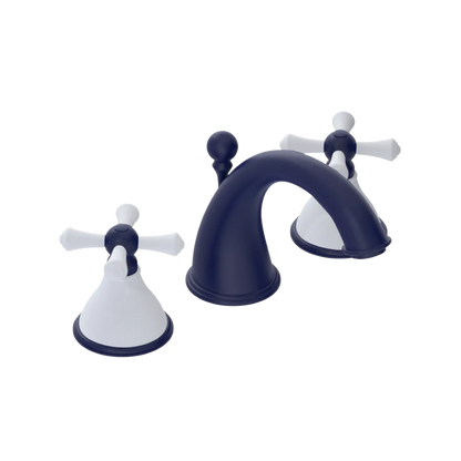 Rubinet Widespread Lav. Set. (less drain) Midnight Blue