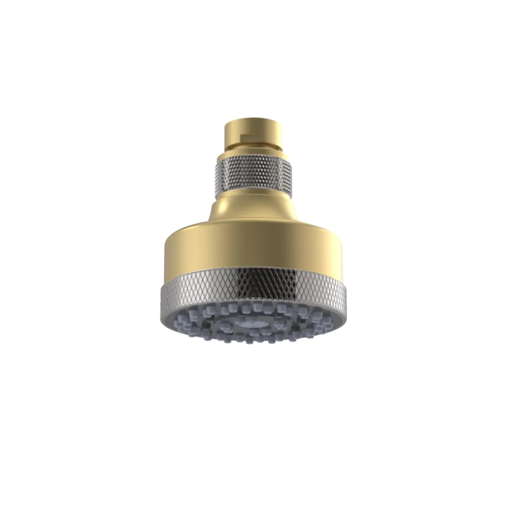 Rubinet 3 FUNCTION SHOWER HEAD Satin Brass