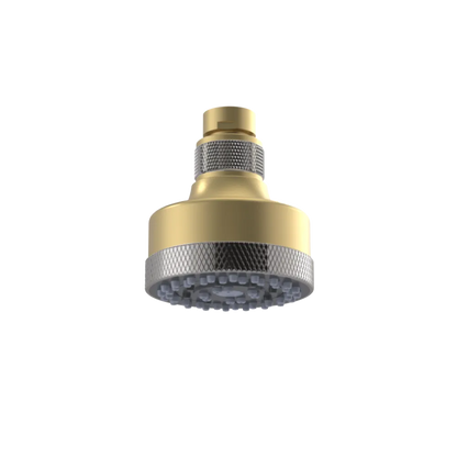 Rubinet 3 FUNCTION SHOWER HEAD Satin Brass