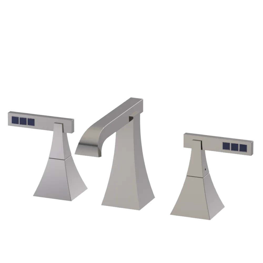 Rubinet Widespread Lav. Set. (less drain) Polished Nickel