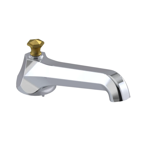 Rubinet Tub Filler Spout Deck Mount Chrome