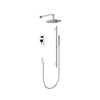 Aquaflo Rund 2-Way Pressure Balance Shower Set