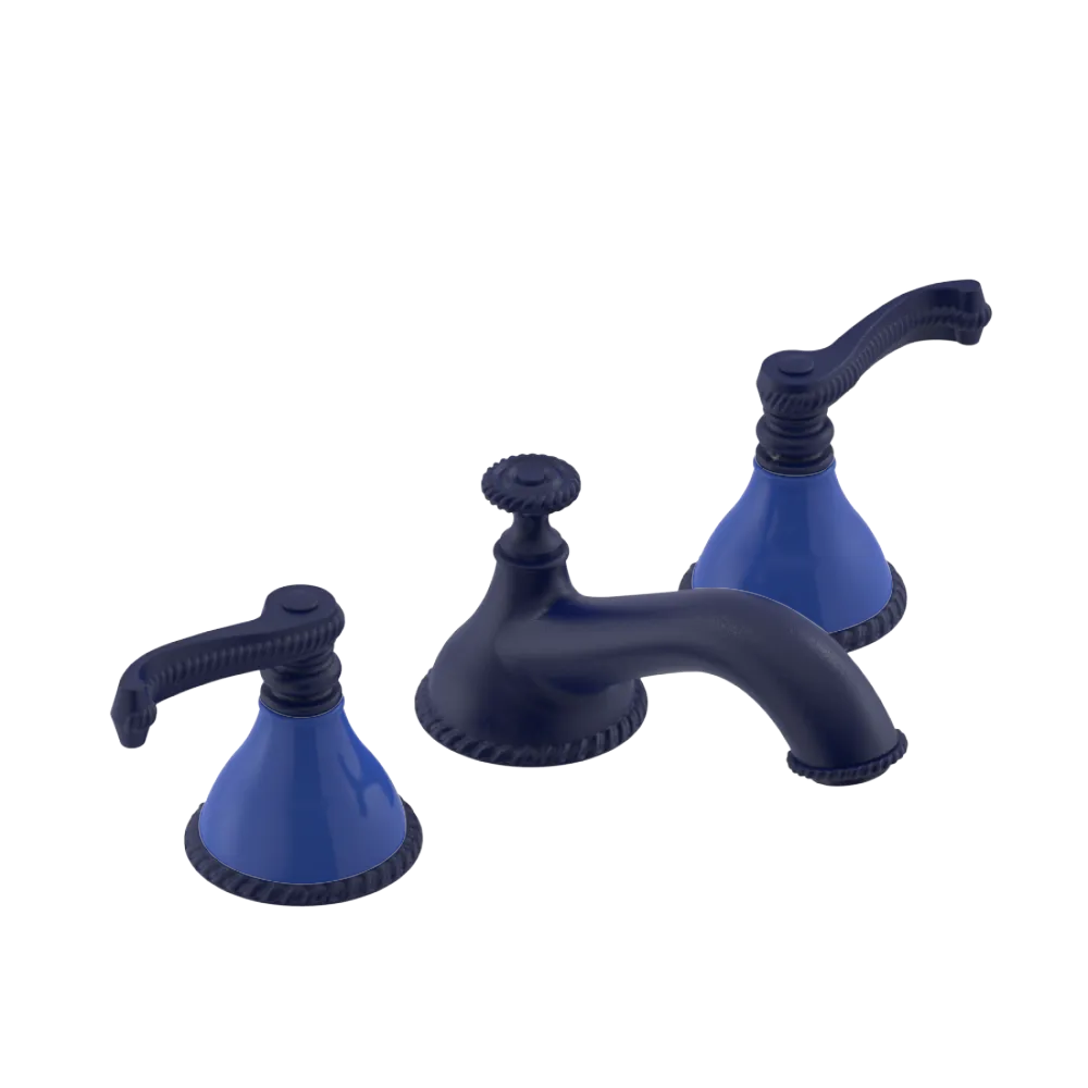 Rubinet Widespread Lav. Set. (less drain) Midnight Blue