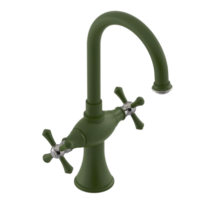 Rubinet Single Hole Dual Handle Lav. Set. (less drain) Green Envy