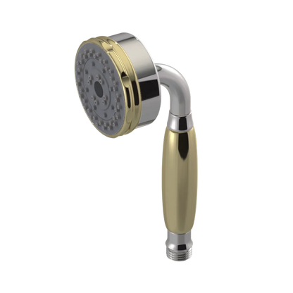 Rubinet 3 Function Hand Held Shower Only Polished Nickel