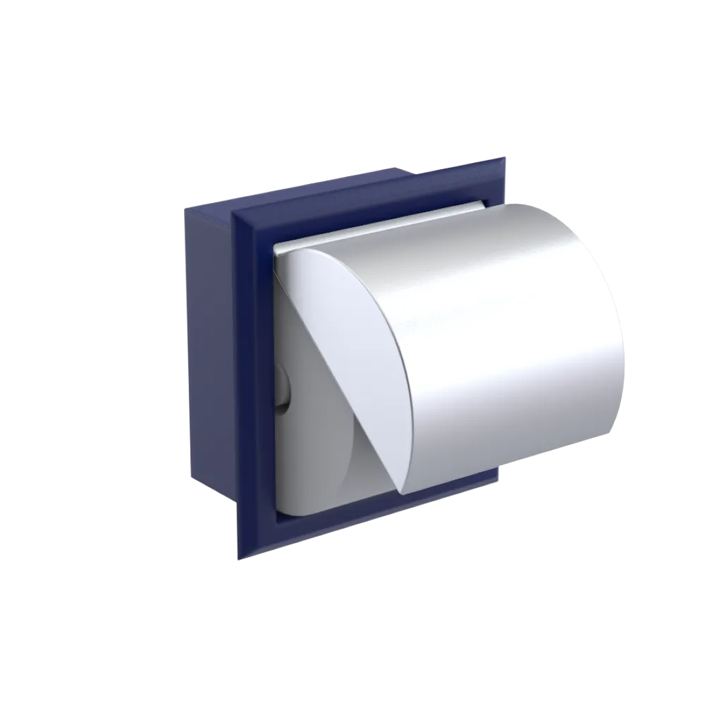 Rubinet RECESSED TOILET PAPER HOLDER Midnight Blue
