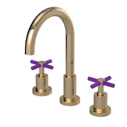 Rubinet Widespread Kitchen Set with LaSalle Spout Gold
