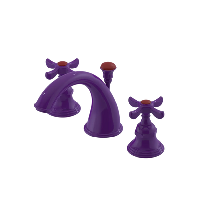 Rubinet Widespread Lav. Set. (less drain) Purple Haze