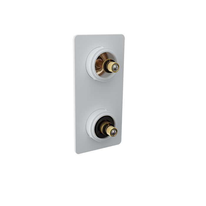 Baril Thermostatic pressure balanced shower valve with 3-way diverter (without handle)