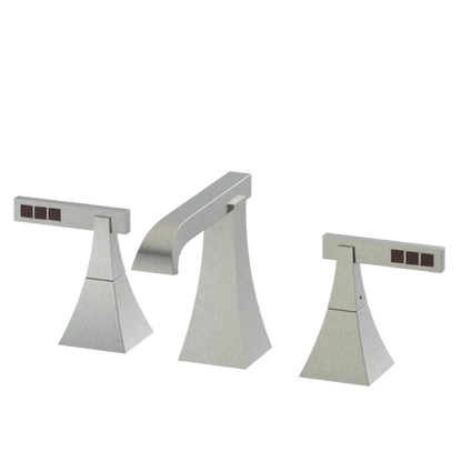 Rubinet Widespread Lav. Set. (less drain) Satin Nickel