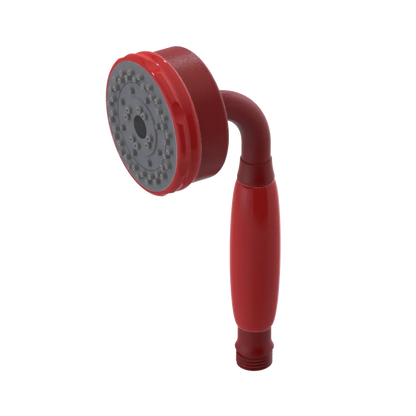 Rubinet 3 Function Hand Held Shower Only Maroon