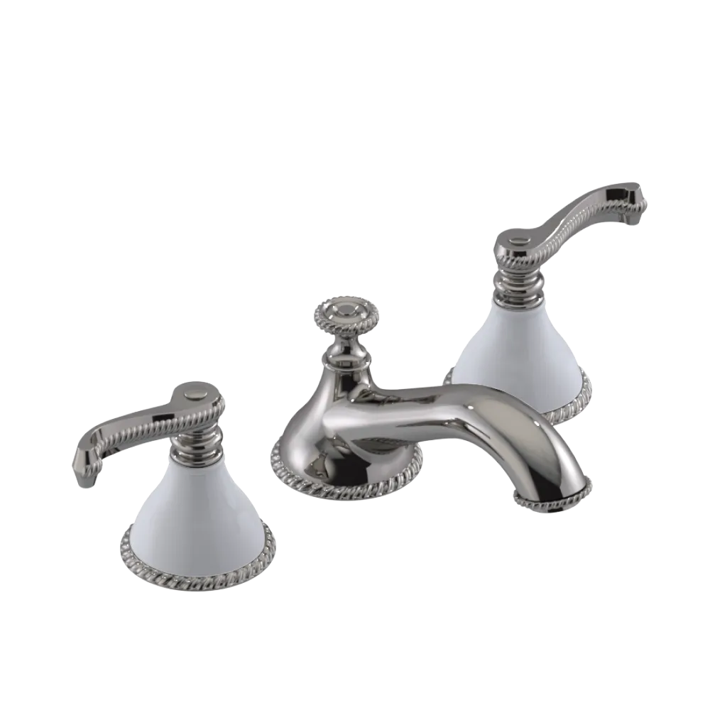 Rubinet Widespread Lav. Set. (less drain) Polished Nickel