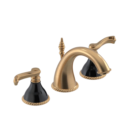 Rubinet Widespread Lav. Set. (less drain) Satin Gold