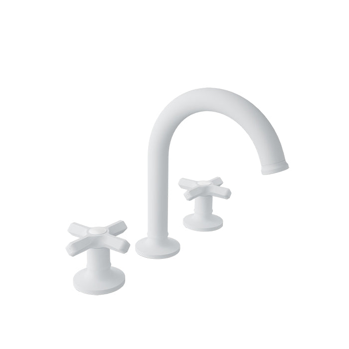 Baril 8" c/c lavatory faucet, drain included