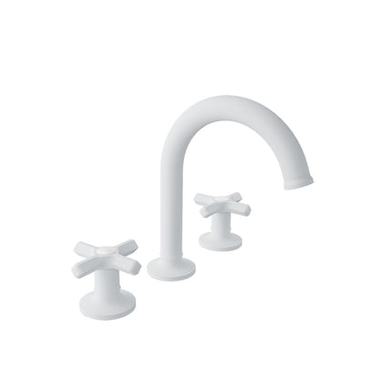 Baril 8" c/c lavatory faucet, drain included