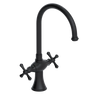 Rubinet Two Handle Single Hole Kitchen Set Matt Black