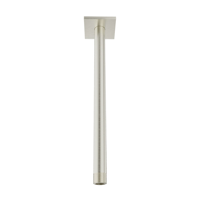 Baril 12" ceiling mounted shower arm, square flange