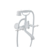 Baril Wall-mounted tub faucet with hand shower