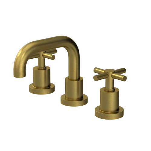 Rubinet Widespread Lav. Set. (less drain) Antique Brass Matt