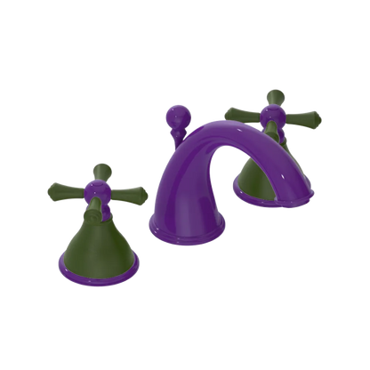 Rubinet Widespread Lav. Set. (less drain) Purple Haze