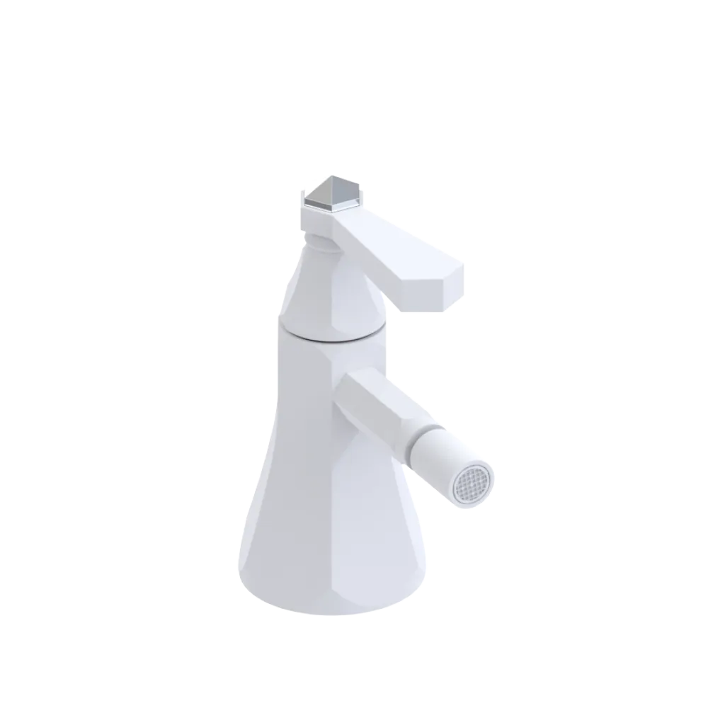 Rubinet Single Control Bidet Fitting (less drain) Matt White