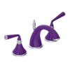 Rubinet Widespread Lav. Set. (less drain) Purple Haze