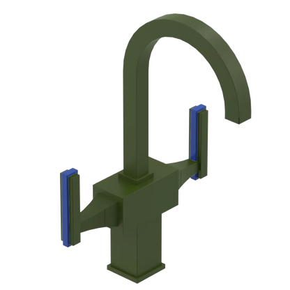 Rubinet Single Hole Dual Handle Lav. Set. (less drain) Green Envy