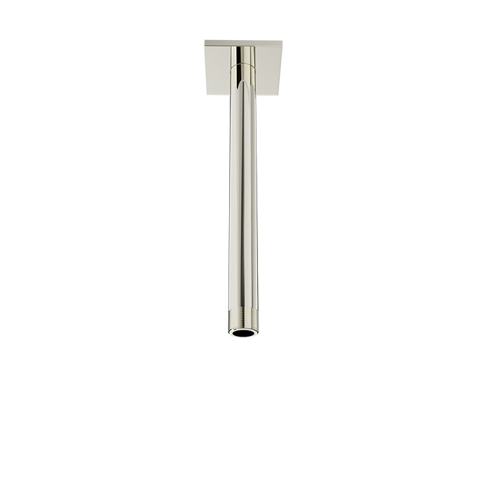 Baril 9" ceiling mounted shower arm, square flange