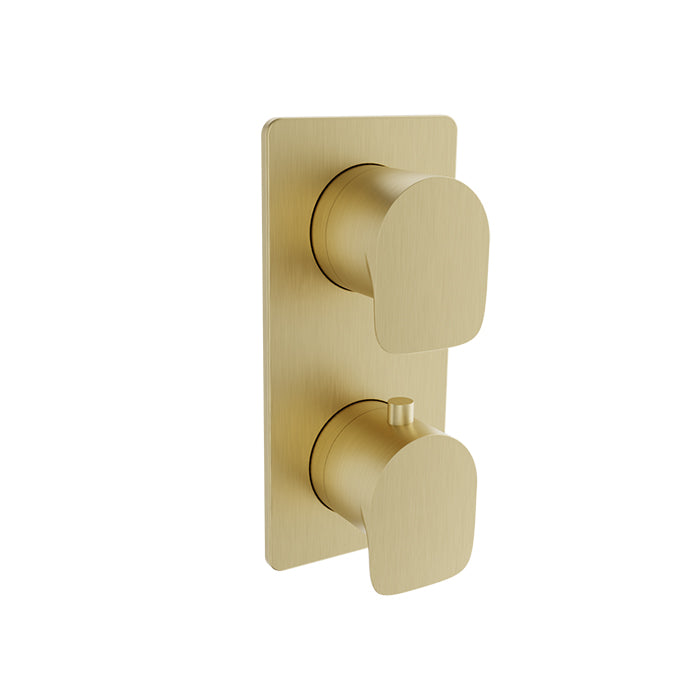 Baril Complete thermostatic pressure balanced shower control valve with 2-way diverter