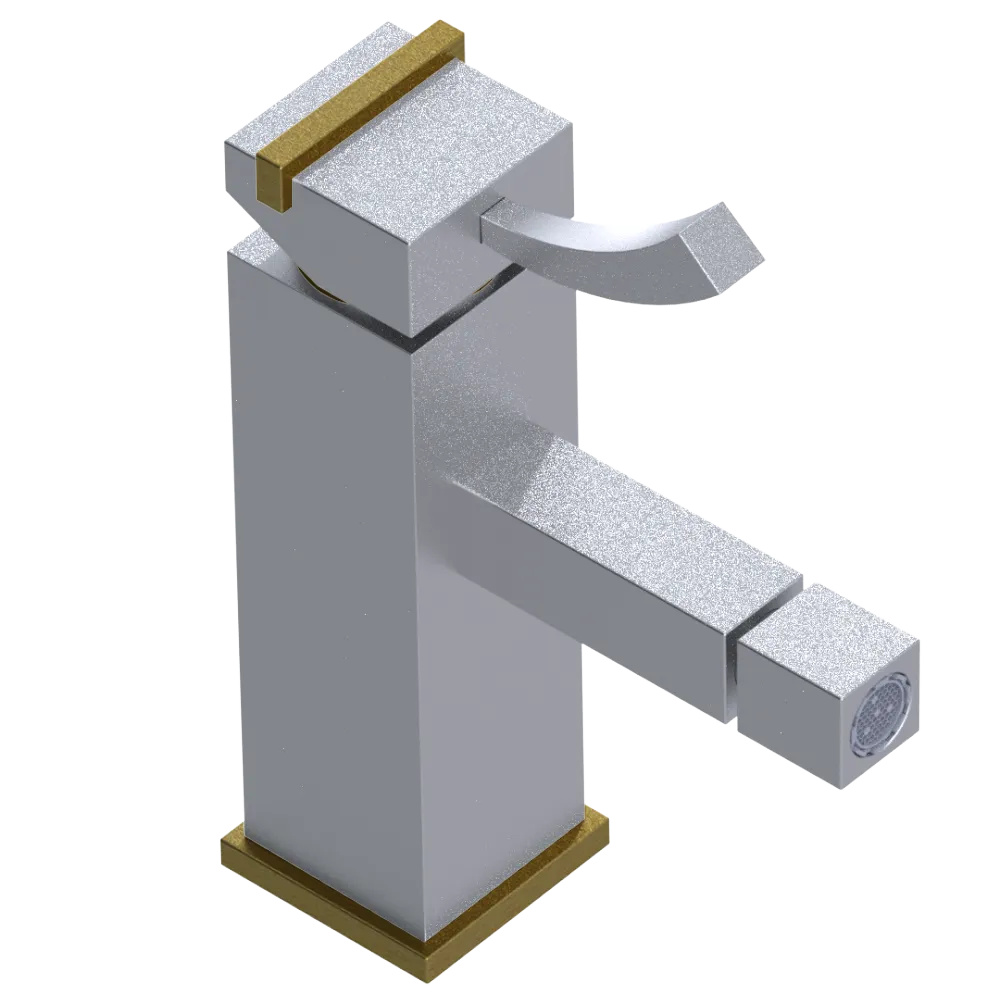 Rubinet Single Control Bidet Fitting (less drain) Satin Chrome