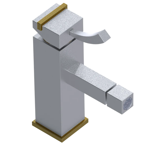 Rubinet Single Control Bidet Fitting (less drain) Satin Chrome