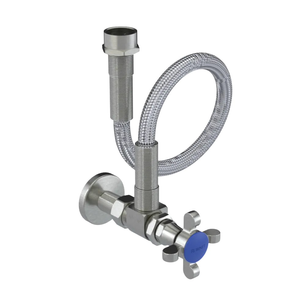 Rubinet Exposed Supply Kit (classic) Satin Nickel